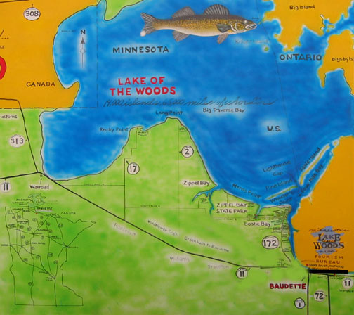 You'll find this fun looking map at the tourist information center in ...